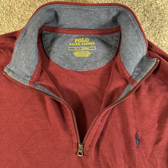 Polo Ralph Lauren Sweater M Preppy Office Layering Dark Academia Quiet Luxury - Picture 3 of 15